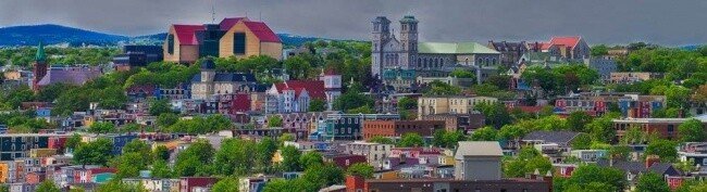 City View - Newfoundland art print