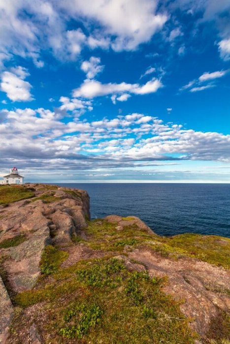 Cape Spear Light Vertical - Newfoundland art print