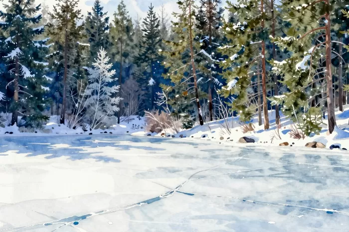 Snowy Lake