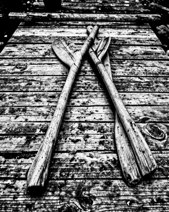 Weathered Oars