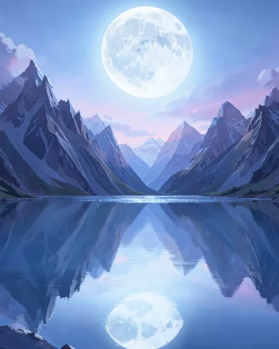Moonrise Mountains