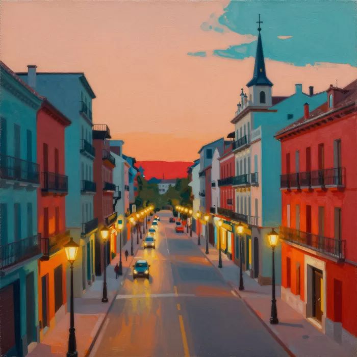 Madrid Dusk