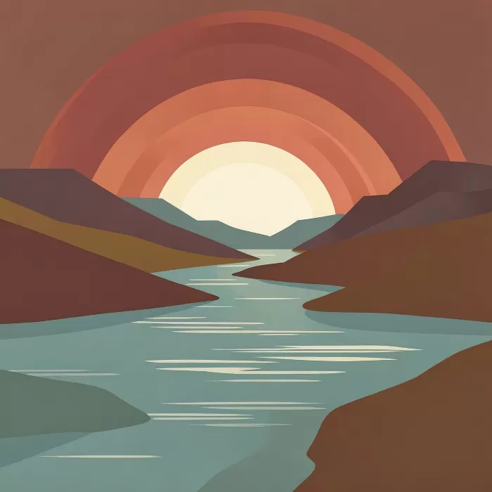Banded Sunset
