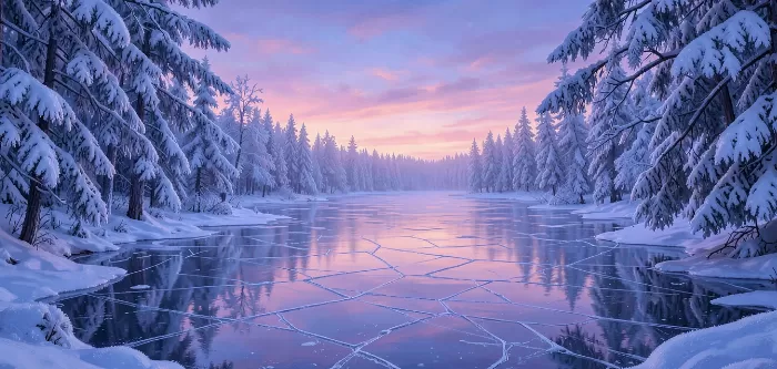 Hoarfrost Pines