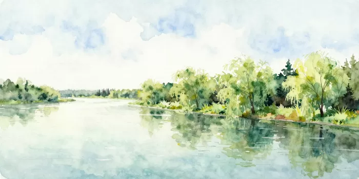 Riverbank Dawn