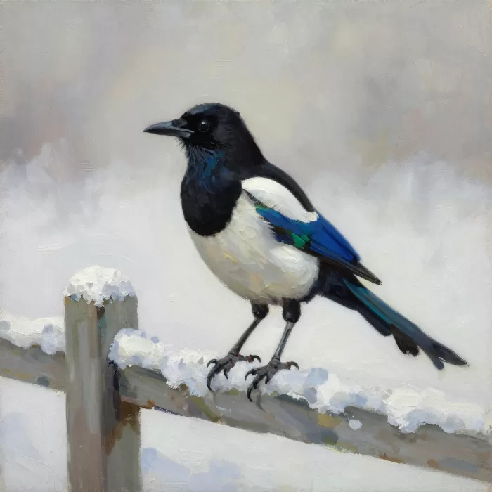 Winter Magpie