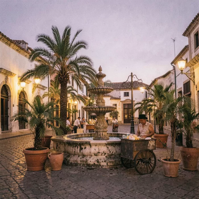 Plaza Dusk