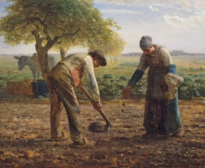 Potato Planters by Jean-Francois Millet 1861