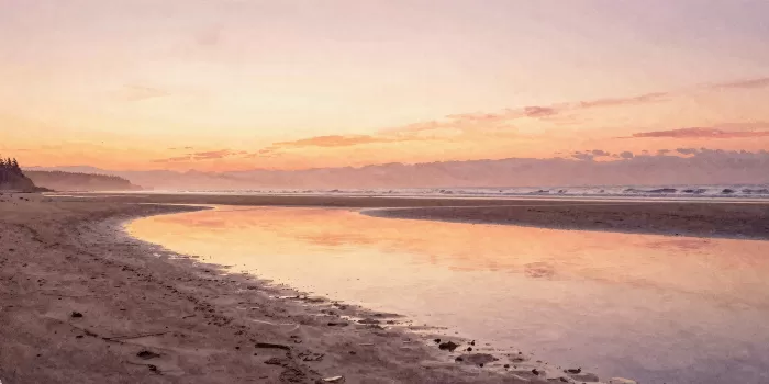 Tidepool Sunset