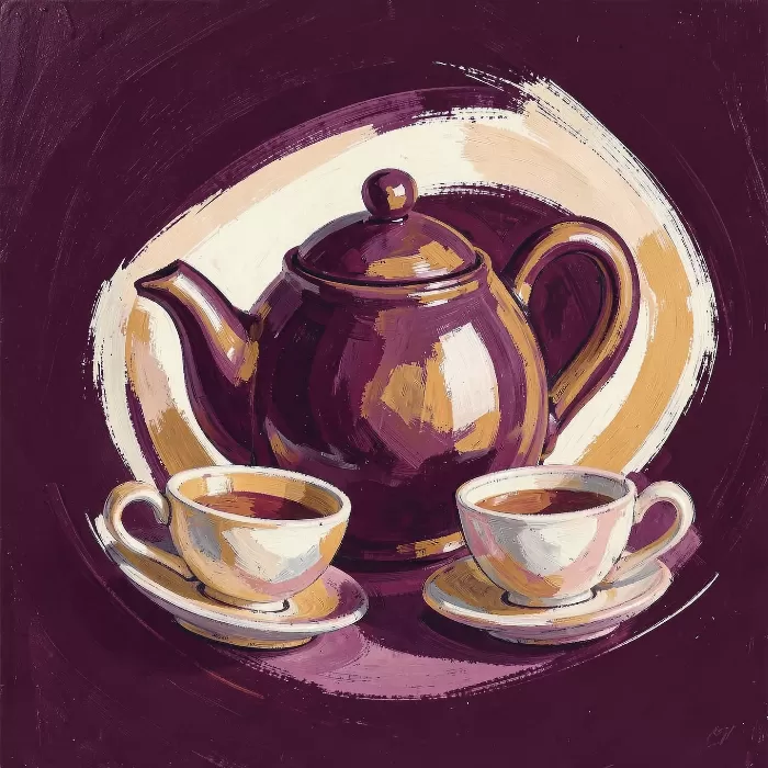 Plum Teapot