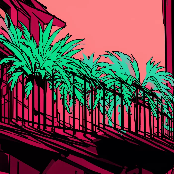 Vermilion Balcony