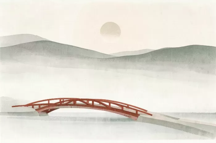 Misted River