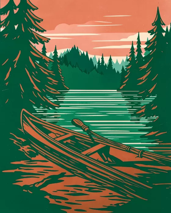 Adirondack Canoe