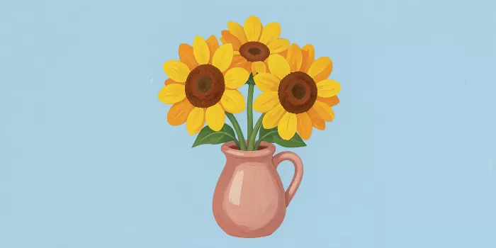 Folk Sunflowers