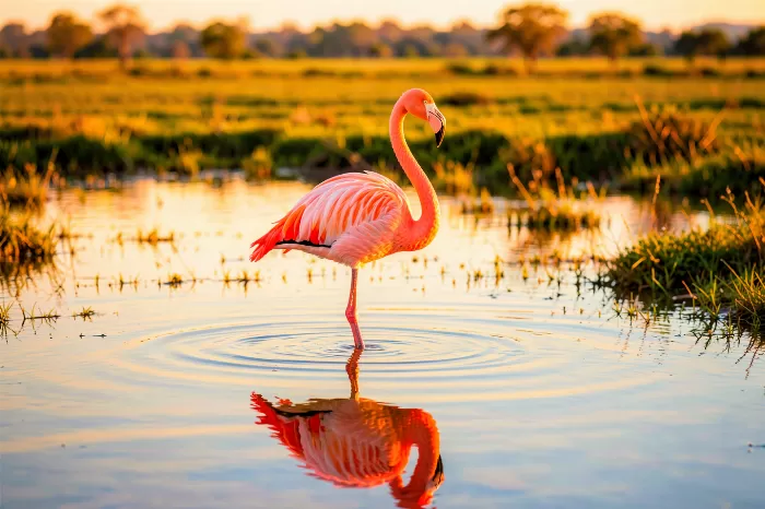 Golden Flamingo