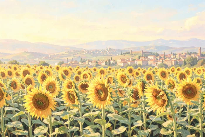 Sunflower Hillside
