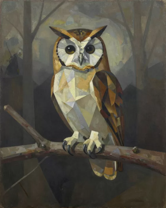 Faceted Owl