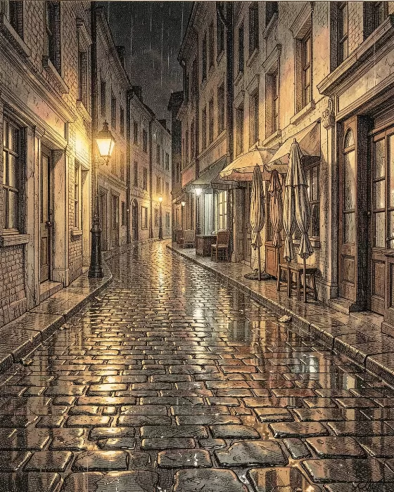 Wet Cobblestones