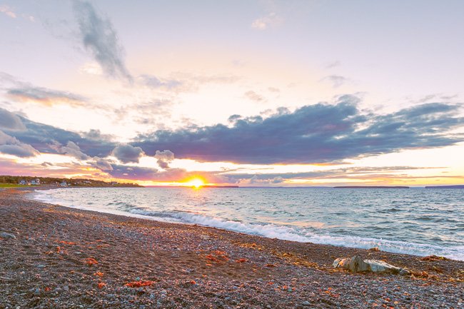 Topsail Beach Sun - Newfoundland art print