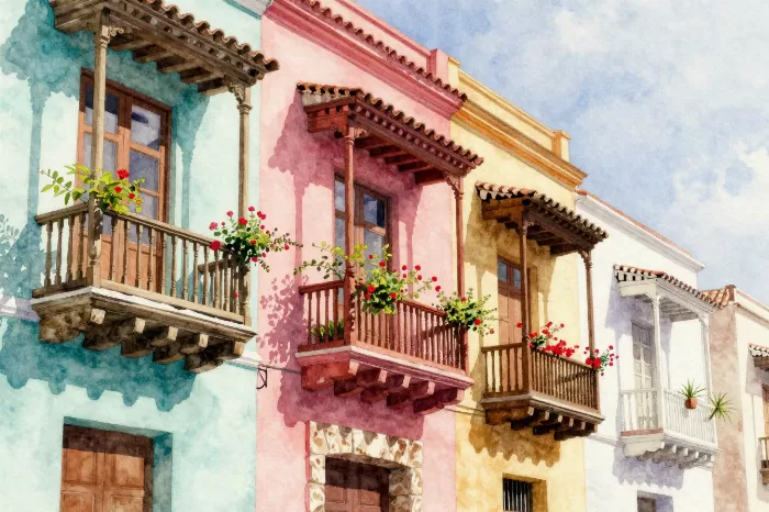 Colorful Railings