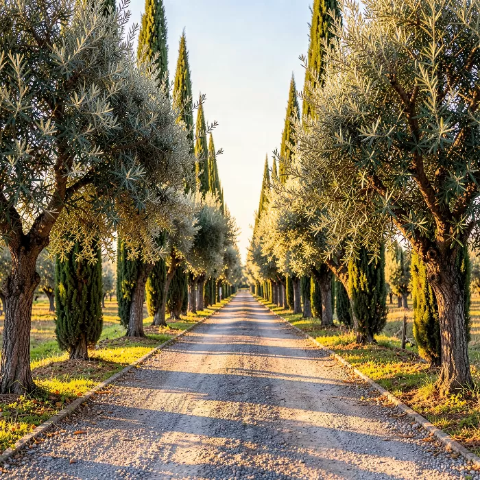 Cypress Driveway