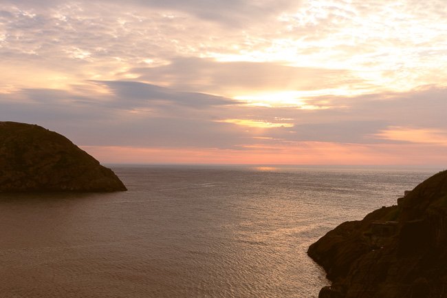 Homeport Sunrise - Newfoundland art print