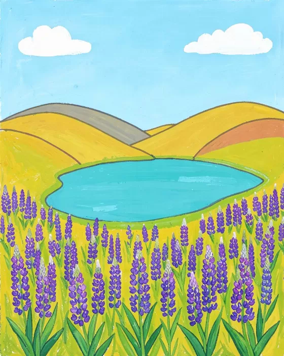 Tekapo Lupines