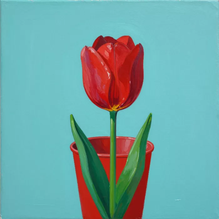 Turquoise Tulip