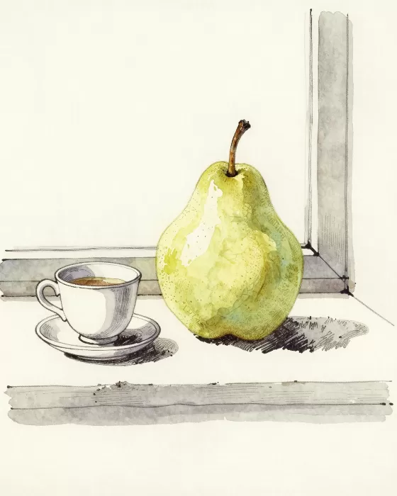 Pear And Teacup