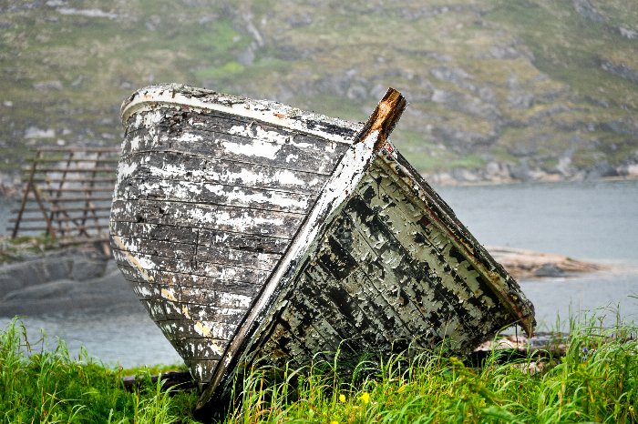 Weathered and Abandoned - Newfoundland art print