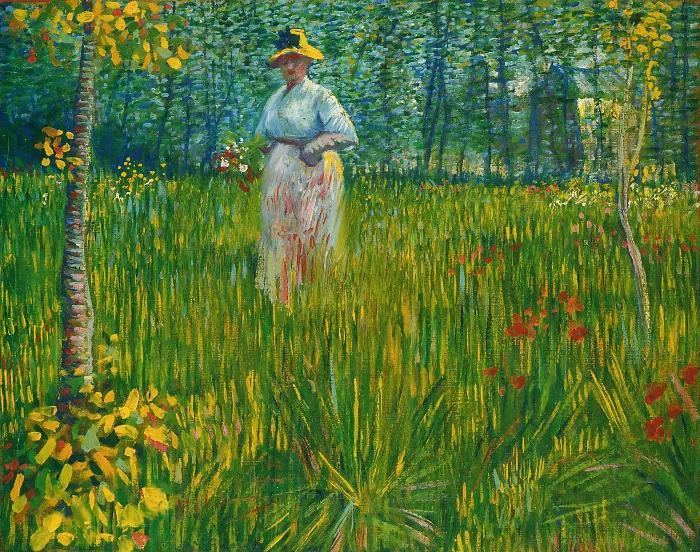 Woman In A Garden, 1887
