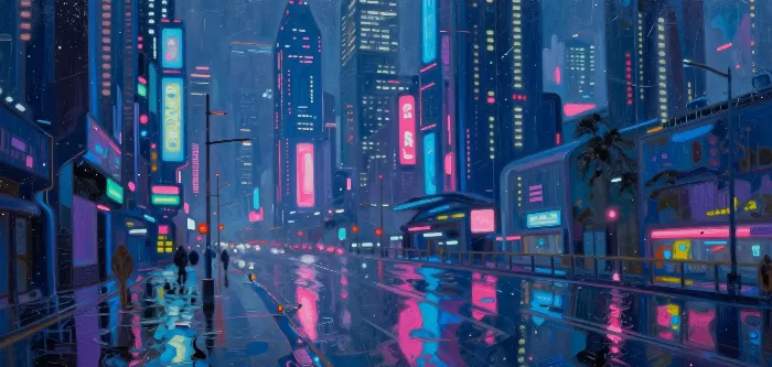 Neon Towers