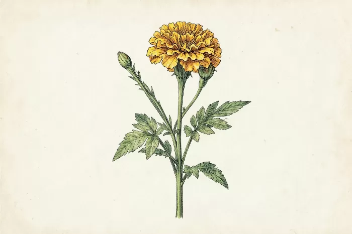 Marigold Stem
