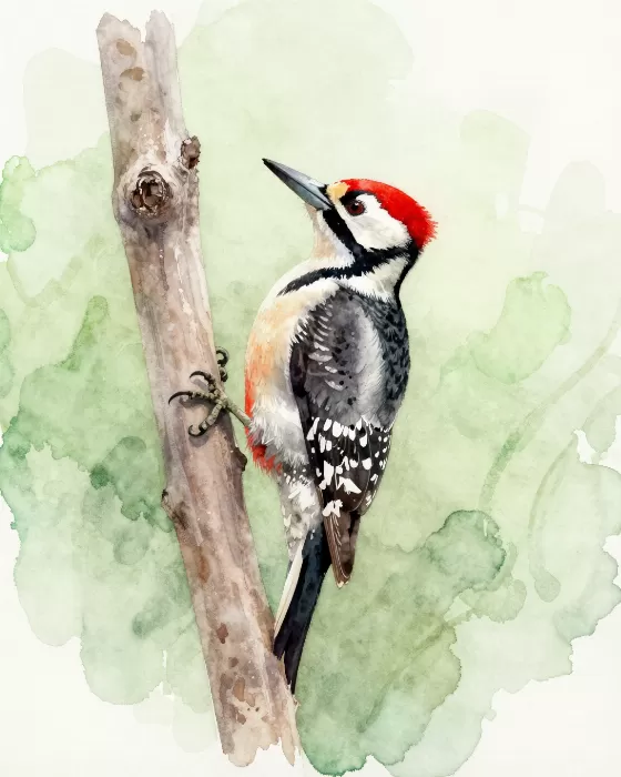 Spring Woodpecker