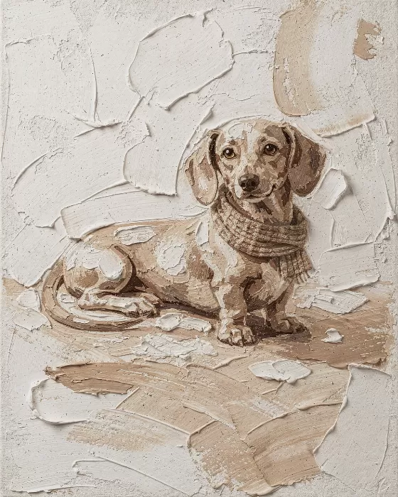 Resting Dachshund