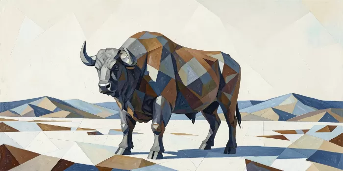 Cubist Buffalo