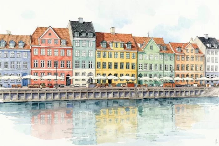 Nyhavn Reflections