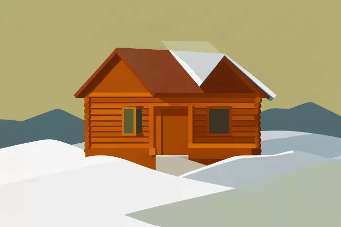 Cabin Snow