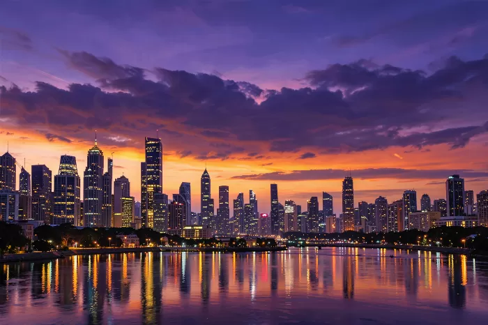 Dusk Cityscape