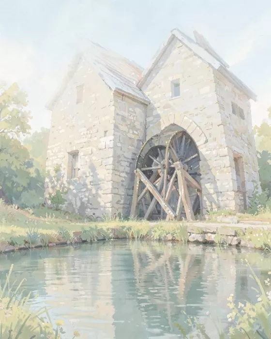 Summer Waterwheel
