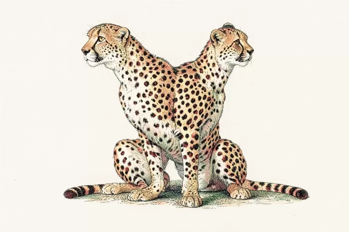 Seated Cheetah