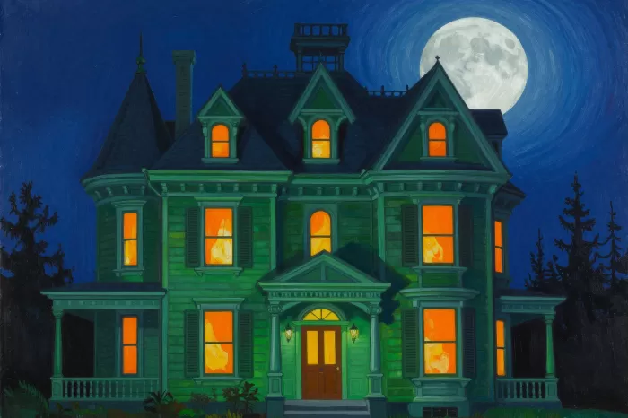 Haunted Blue