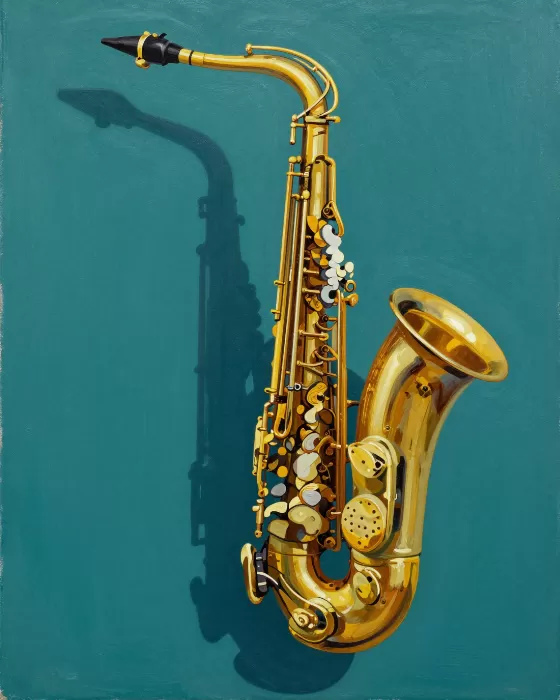 Brass On Teal