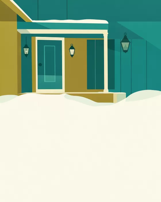 Lantern Snowbank