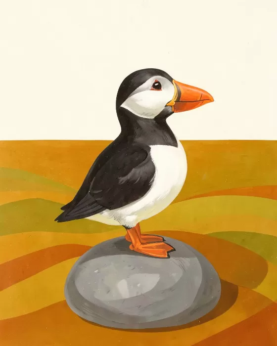 Puffin Retro