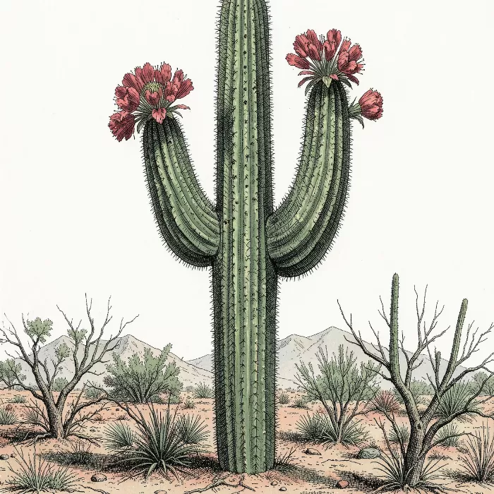 Saguaro Bloom II