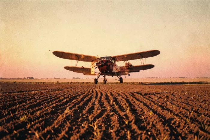 Golden Biplane