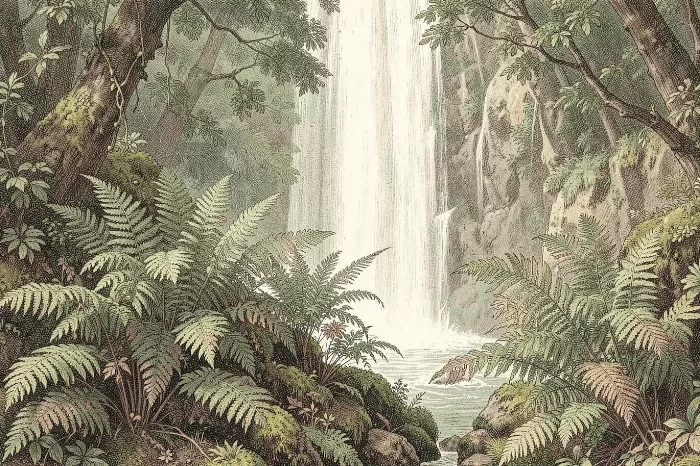 Waterfall Fronds