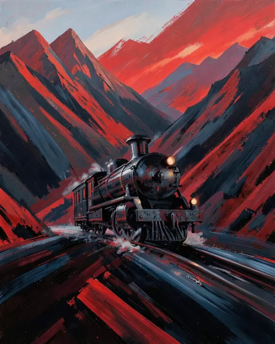 Fiery Locomotive