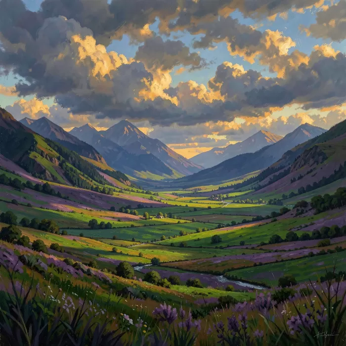 Amber Skies